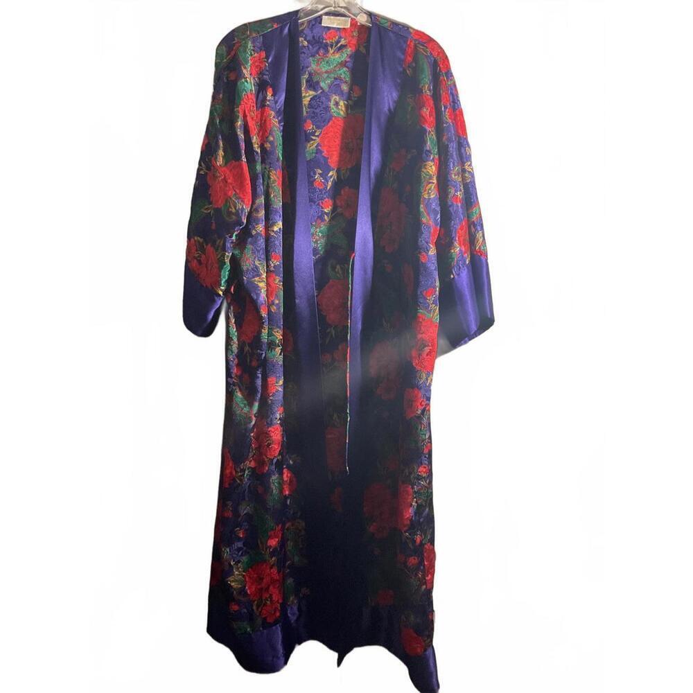 Vintage Victoria’s Secret Gold Label Floral Robe/Satin S (will fit up to XL)